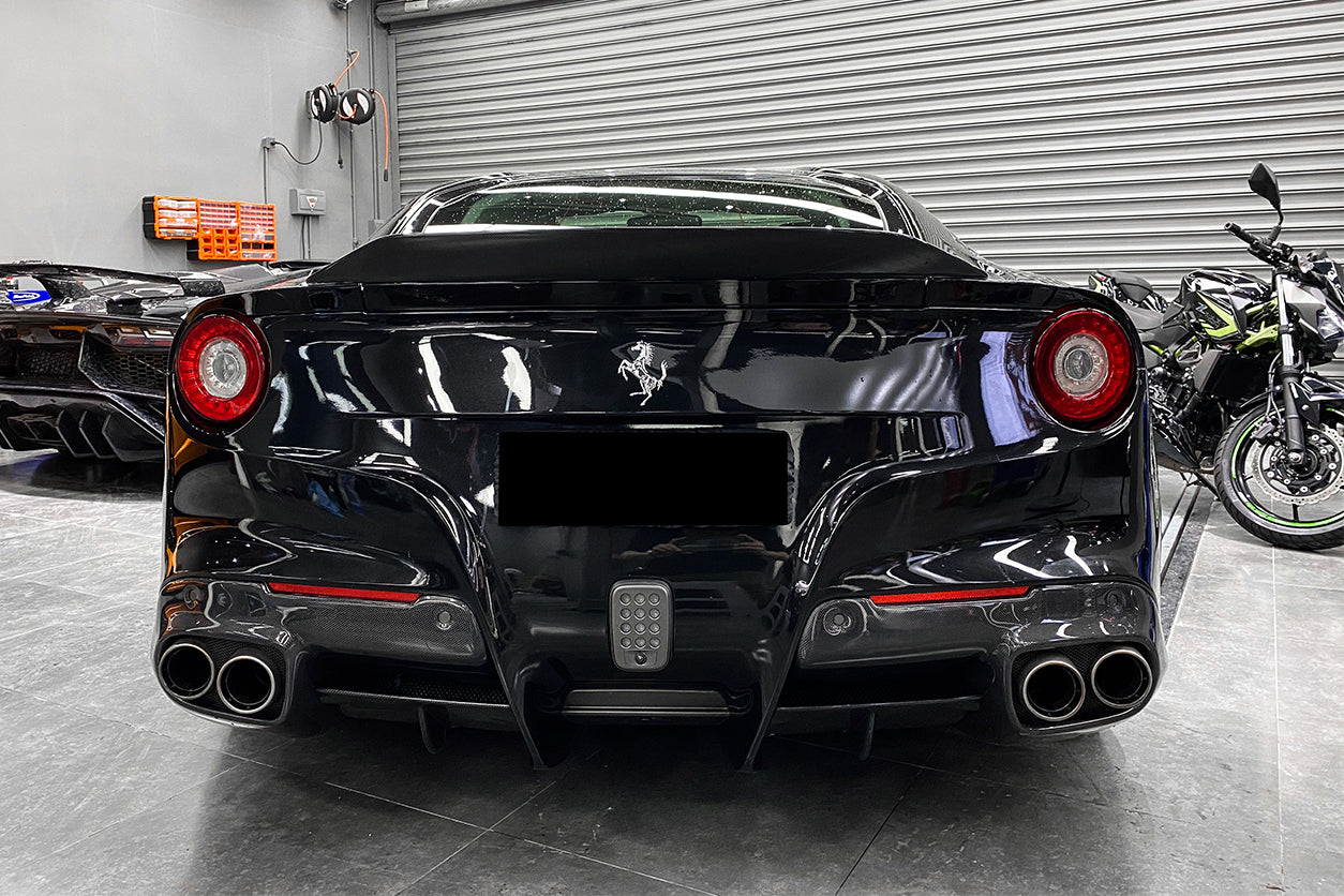2012-2017 Ferrari F12 Berlinetta RS Style Carbon Fiber Rear Diffuser