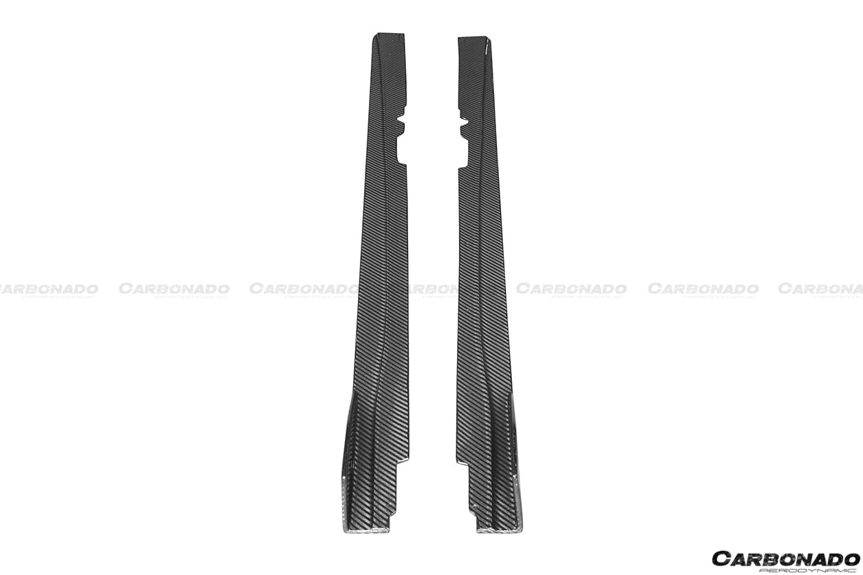 2012-2017 Ferrari F12 Berlinetta DC Style Carbon Fiber  Side Skirts