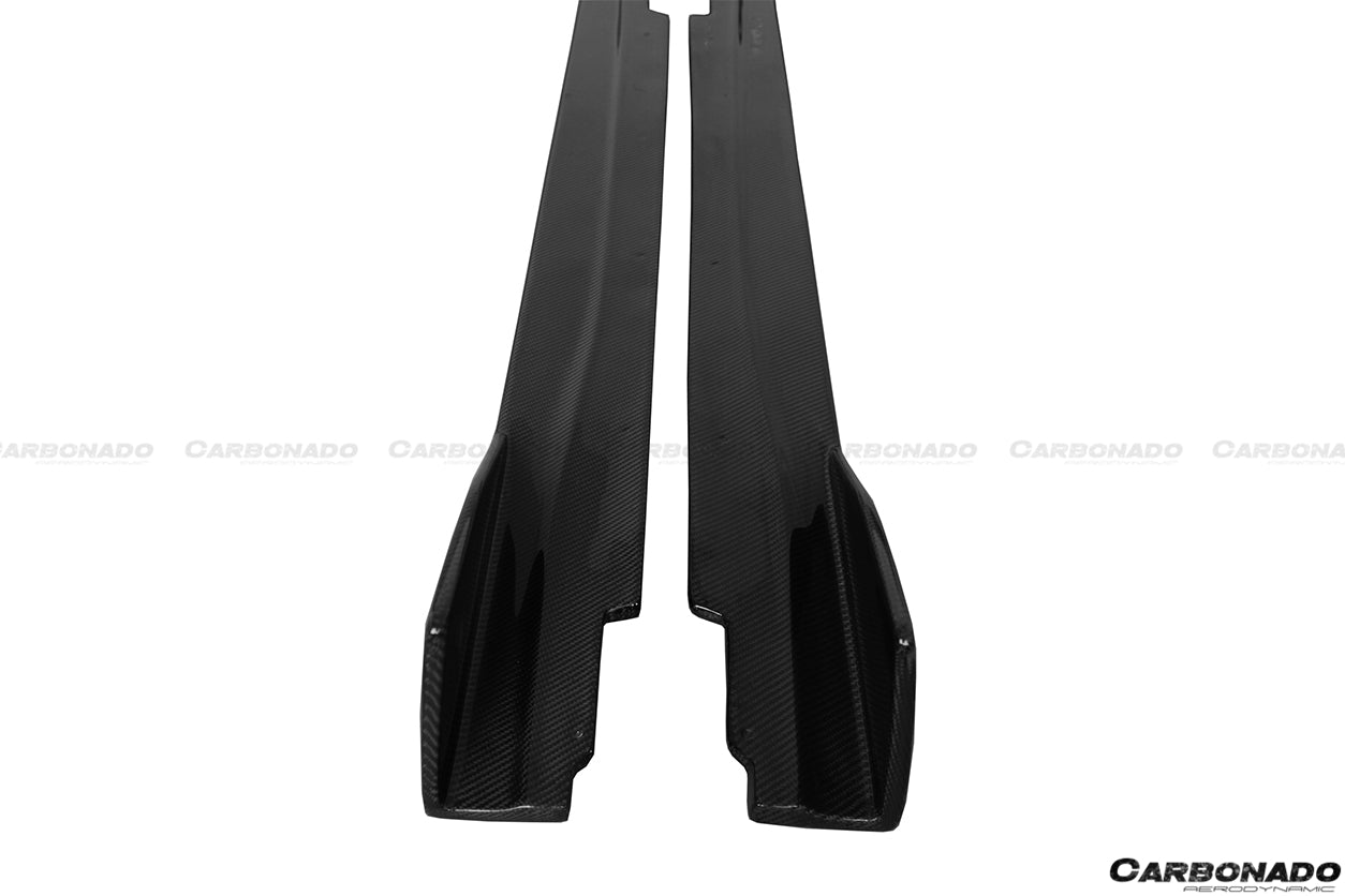2012-2017 Ferrari F12 Berlinetta DC Style Carbon Fiber  Side Skirts