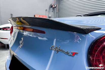2015-2018 Ferrari California bkss style Carbon Fiber Turnk Spoiler - Carbonado Aero