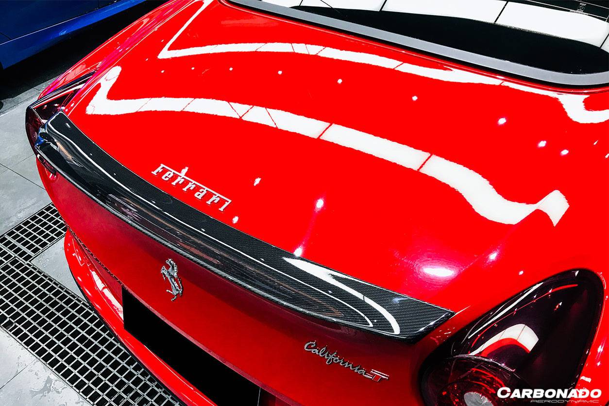 2015-2018 Ferrari California bkss style Carbon Fiber Turnk Spoiler - Carbonado Aero