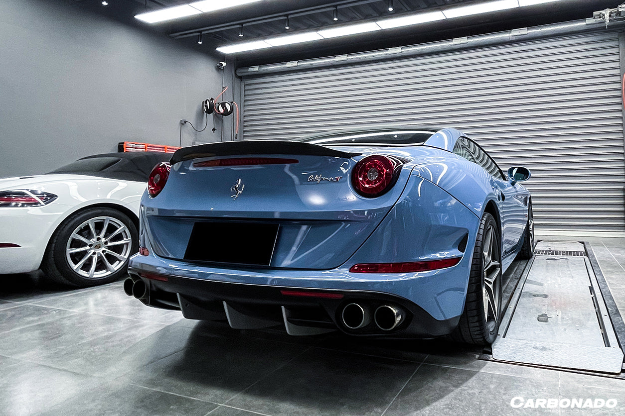 2015-2018 Ferrari California bkss style Carbon Fiber Turnk Spoiler - Carbonado Aero