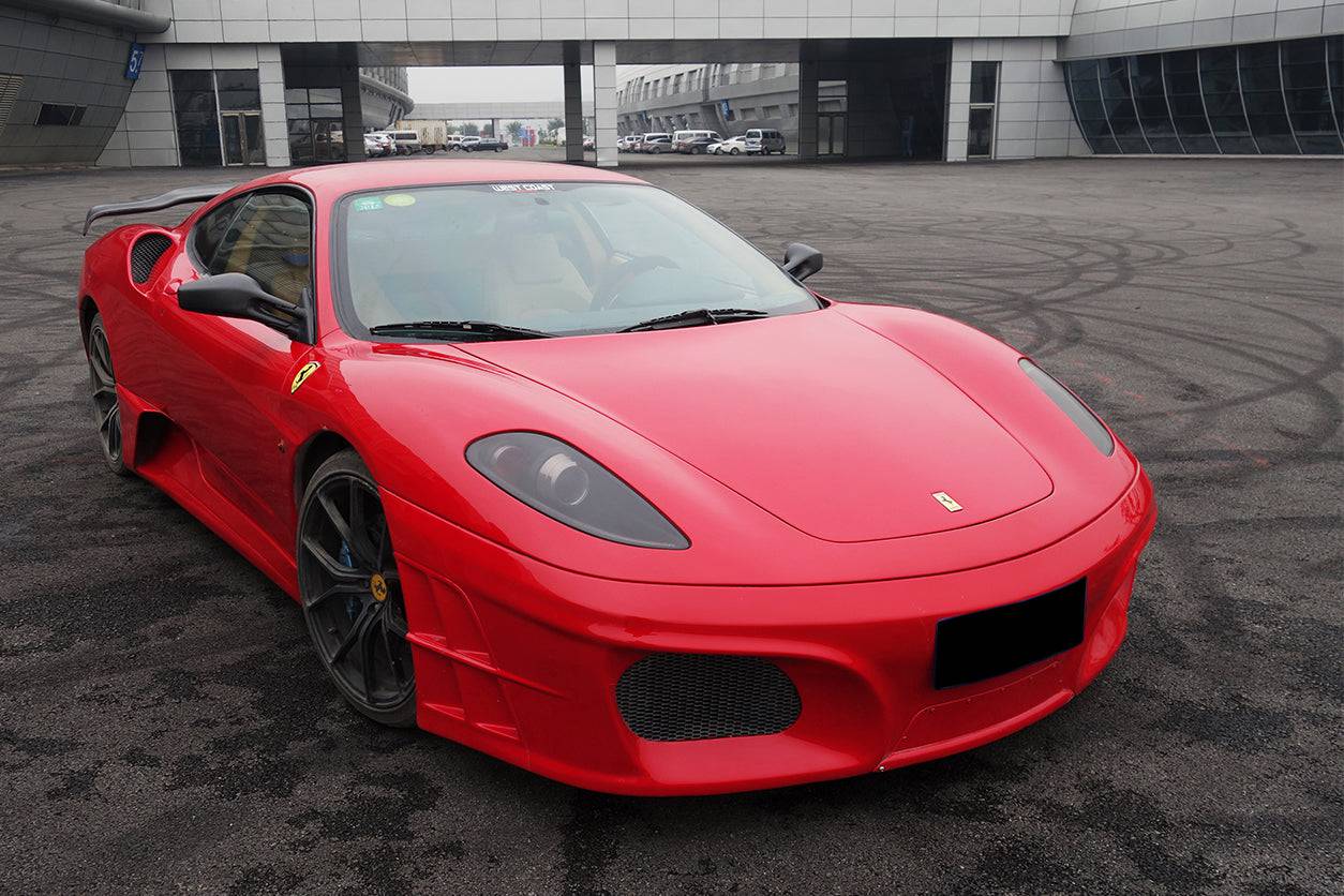 2004-2009 Ferrari F430 AS Style Front Bumper - Carbonado
