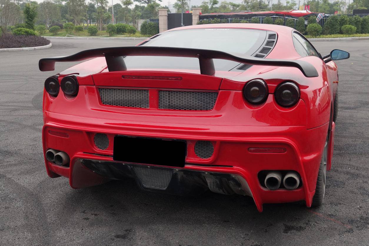 2004-2009 Ferrari F430 AS Style Rear Bumper - Carbonado