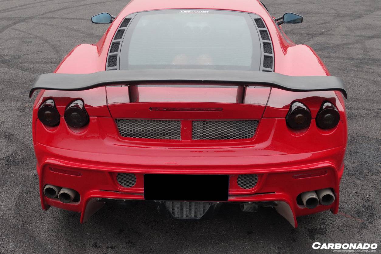 2004-2009 Ferrari F430 AS Style Rear Bumper - Carbonado Aero