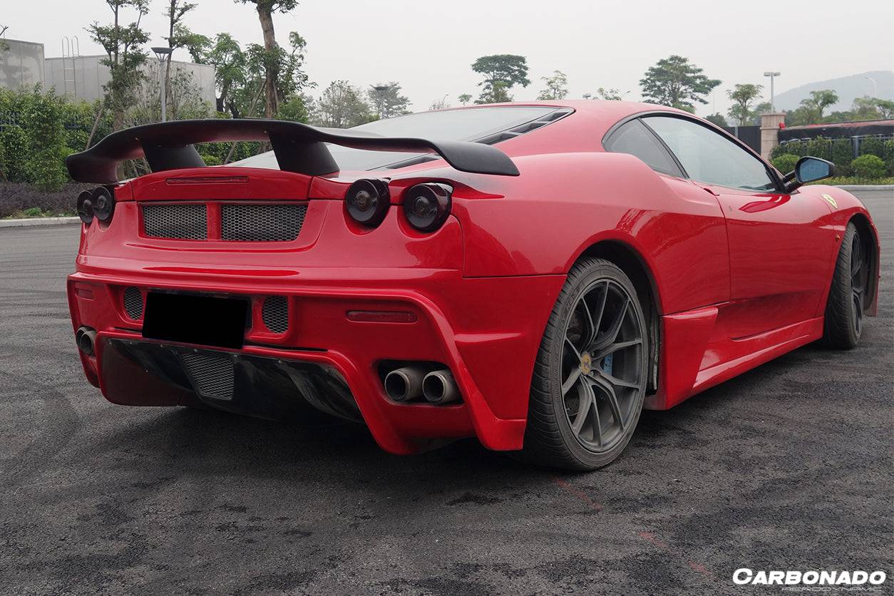 2004-2009 Ferrari F430 AS Style Rear Bumper - Carbonado Aero