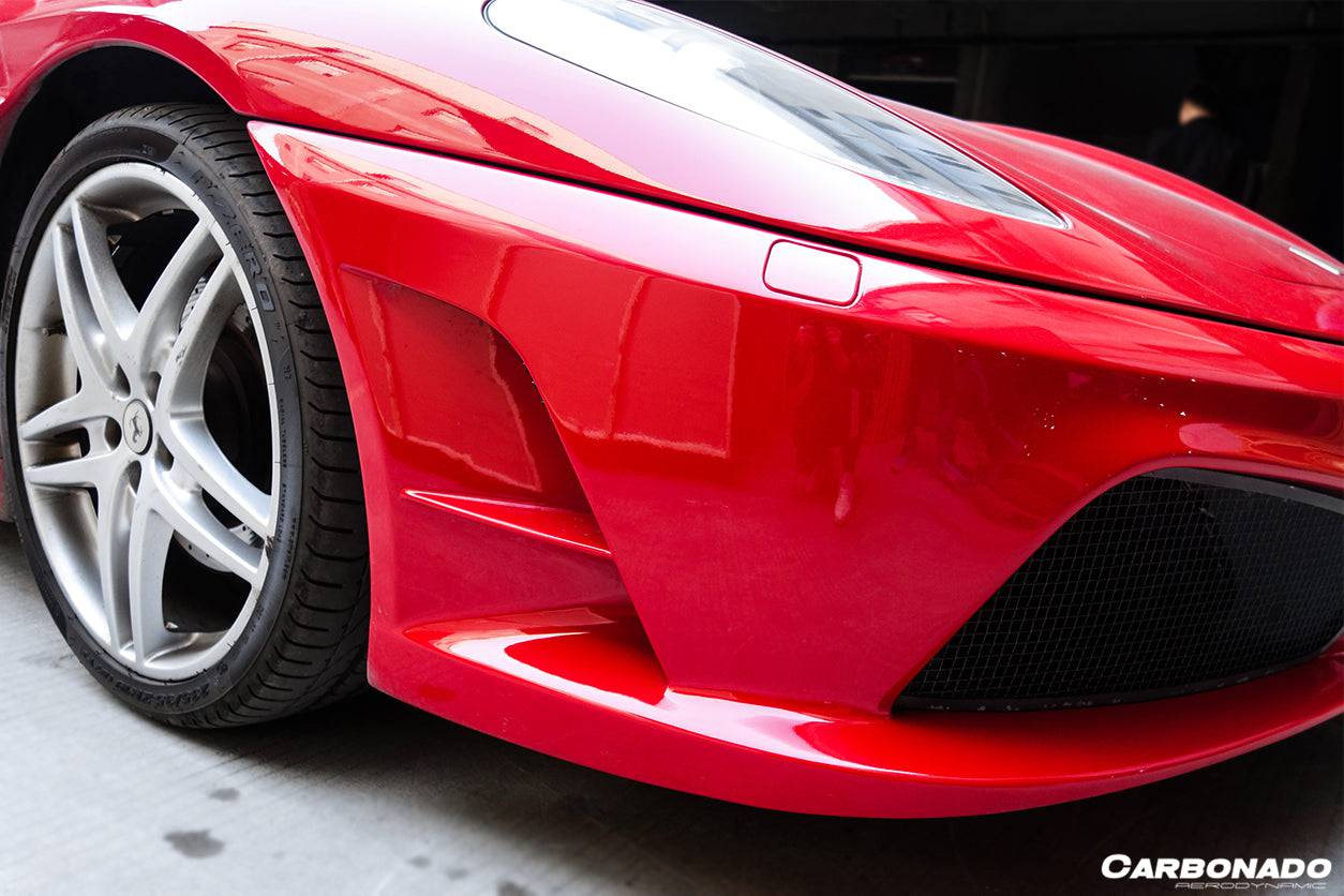 2004-2009 Ferrari F430 SC Style Front Bumper - Carbonado