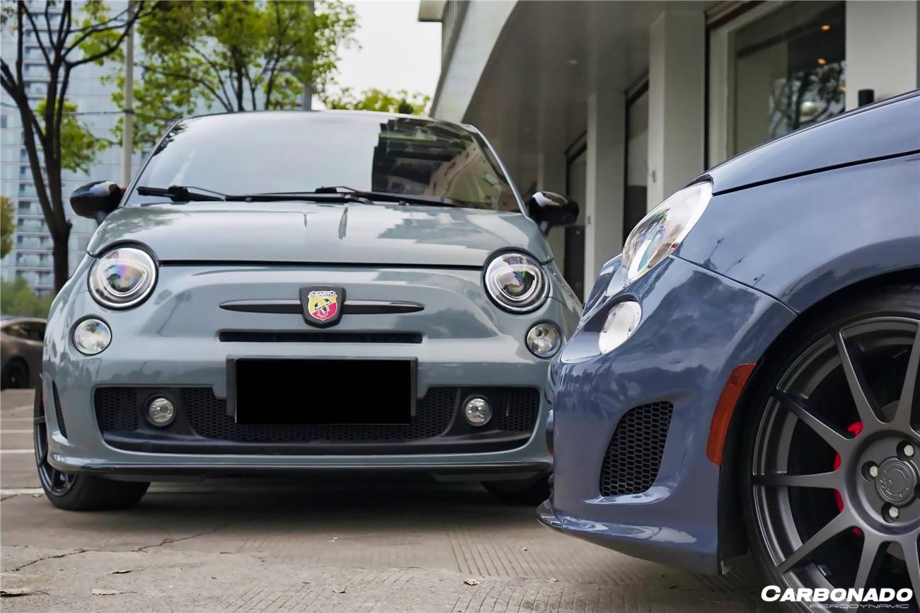 2010-2015 Fiat Abarth 500 Sports Style Front Bumper - Carbonado Aero
