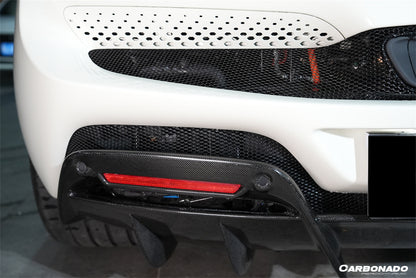 2022-UP Ferrari 296 GTB And GTS OE Style Carbon Fiber Rear Diffuser