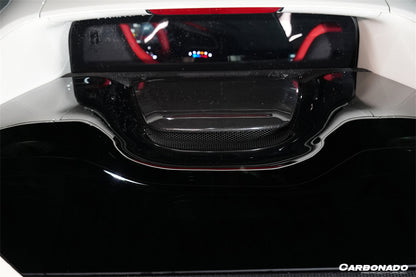2022-2025 Ferrari 296 GTB OEM Style Dry Carbon Fiber Engine Hood Cover