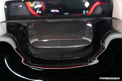 2022-2026 Ferrari 296 GTB OEM Style Dry Carbon Fiber Engine Hood Cover