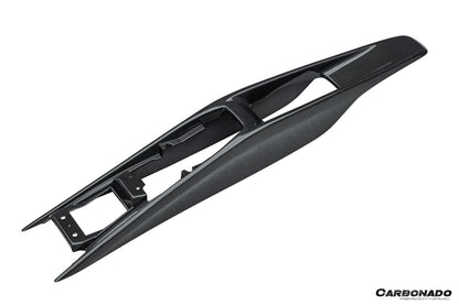 2022-UP Ferrari 296 GTB GTS OE Style Dry Carbon Fiber center control surround panel rear end