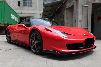 2010-2015 Ferrari 458 Coupe Spider AV Style Carbon Fiber Side Skirts Under Board