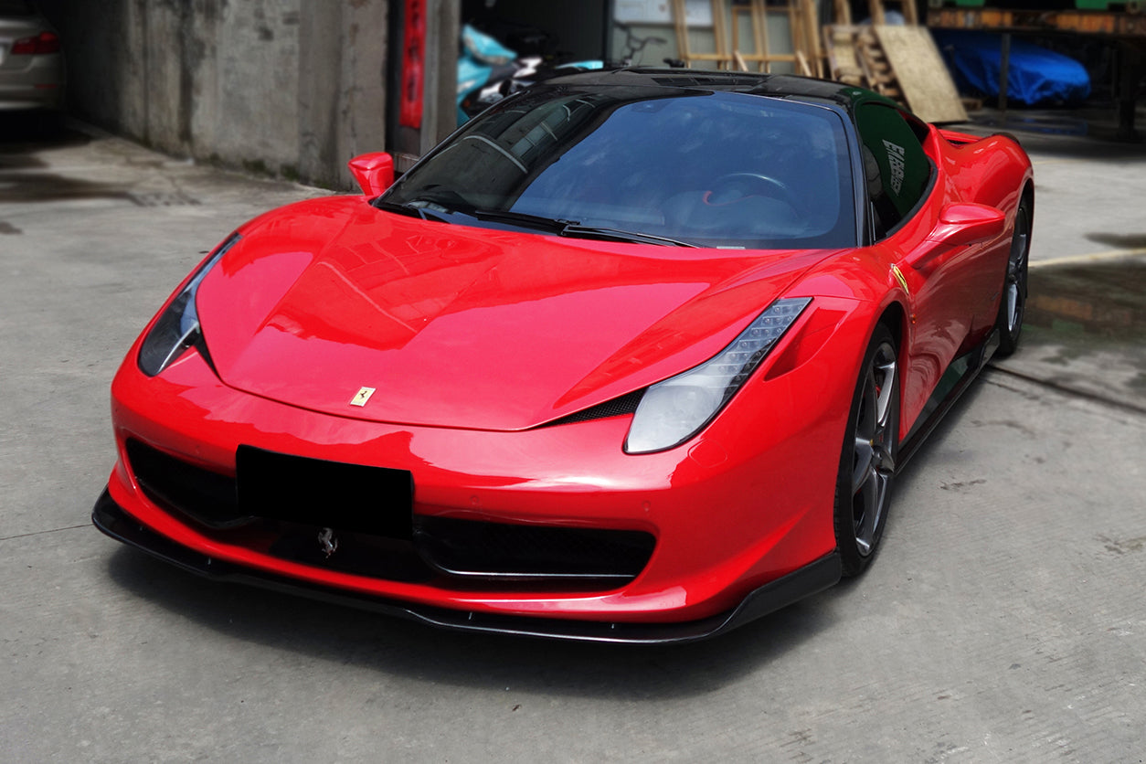 2010-2015 Ferrari 458 Coupe Spider AV Style Carbon Fiber Full Lip Body Kit