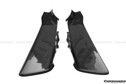 2010-2015 Ferrari 458 Coupe Spyder OE Style Carbon Fiber Door Panel Interior - Carbonado Aero