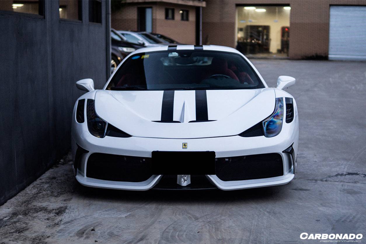 2010-2015 Ferrari 458 Coupe & Spider SP Style Hood - Carbonado