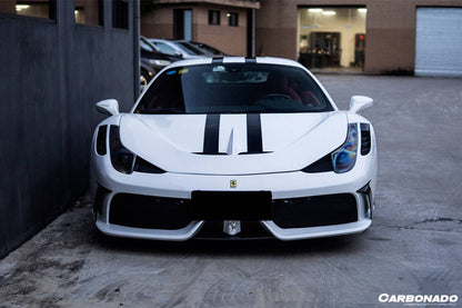 2010-2015 Ferrari 458 Coupe & Spider SP Style Hood - Carbonado