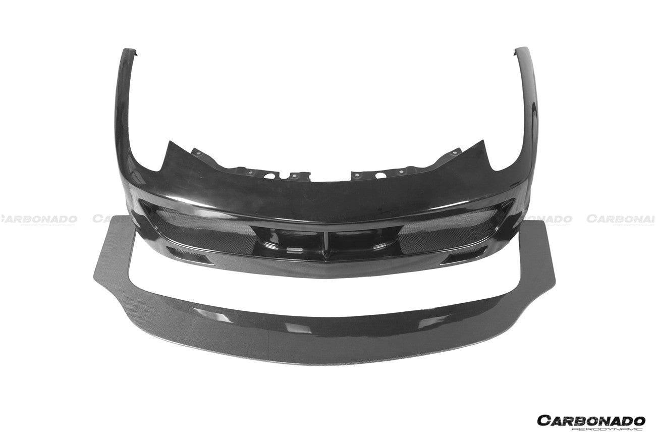 2010-2015 Ferrari 458 Coupe/Spyder DE Style Front Bumper w/ Lip - Carbonado Aero