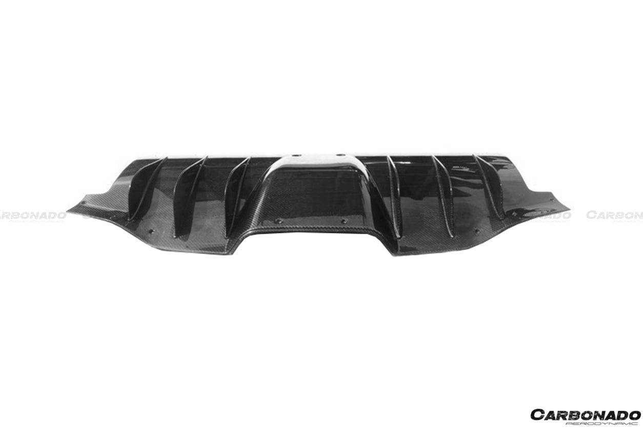 2010-2015 Ferrari 458 Coupe Spyder OE Style Carbon Fiber Rear Diffuser - Carbonado Aero