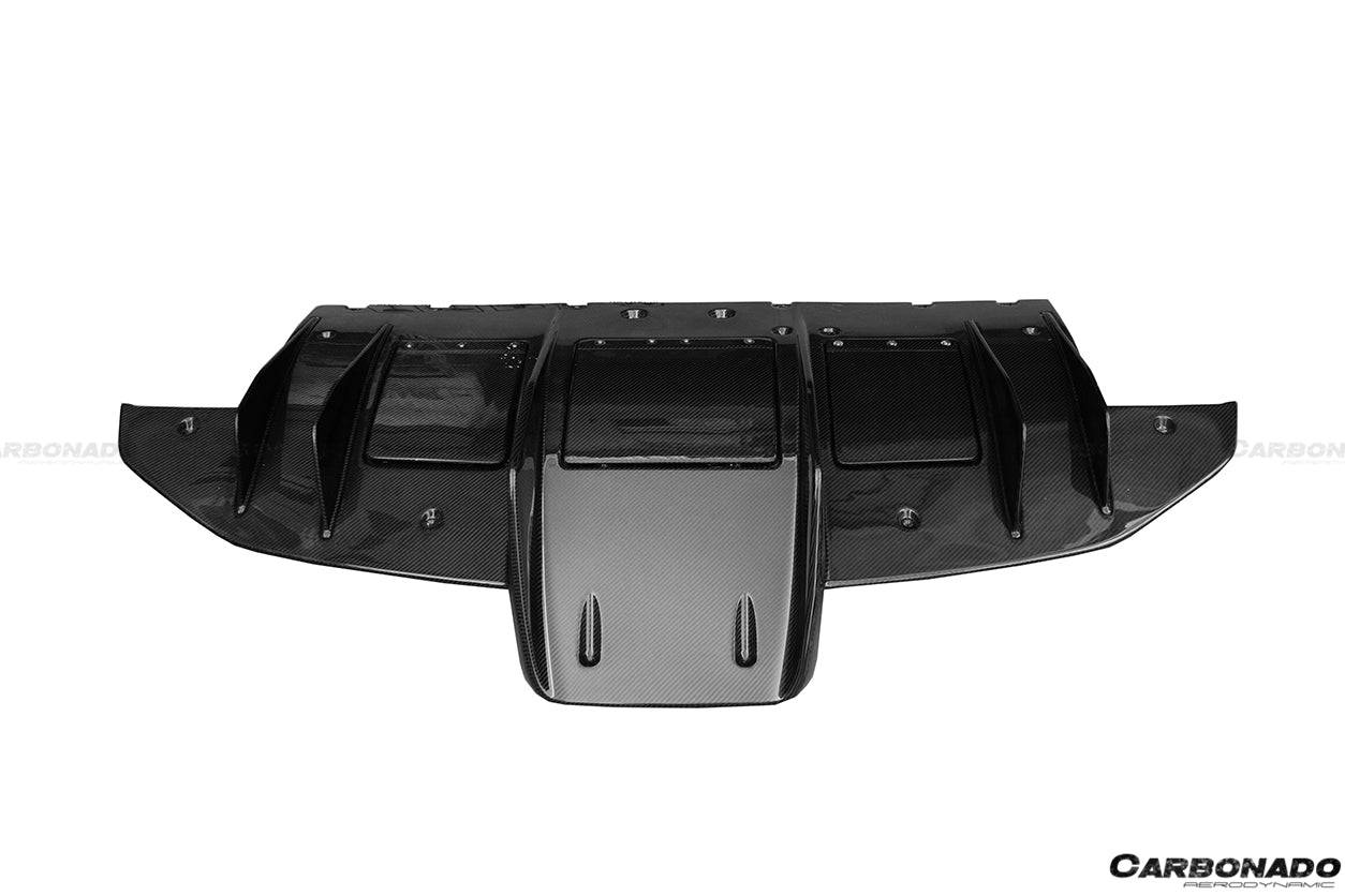 2010-2015 Ferrari 458 Speciale OE Style Carbon Fiber Rear Lip Diffuser - Carbonado Aero