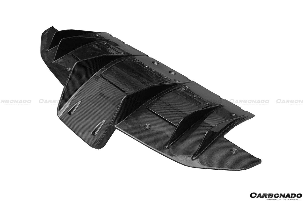 2010-2015 Ferrari 458 Speciale OE Style Carbon Fiber Rear Lip Diffuser - Carbonado Aero