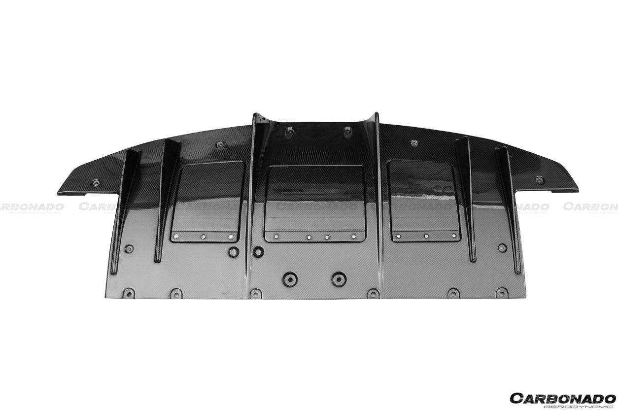 2010-2015 Ferrari 458 Speciale OE Style Carbon Fiber Rear Lip Diffuser - Carbonado Aero