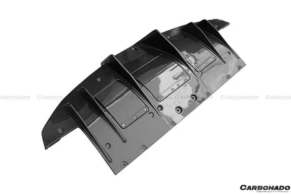 2010-2015 Ferrari 458 Speciale OE Style Carbon Fiber Rear Lip Diffuser - Carbonado Aero