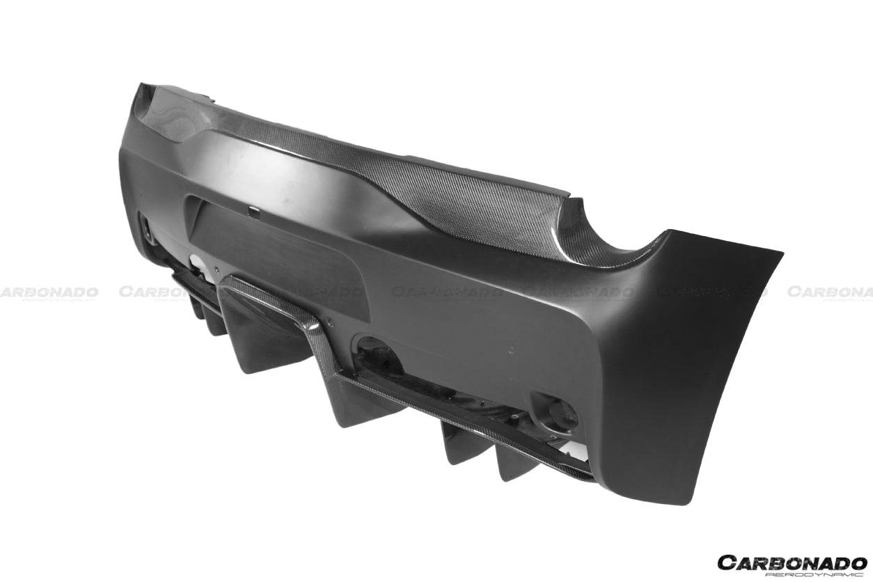 2010-2015 Ferrari 458 Coupe/Spyder Speciale Style Carbon Fiber Rear Bumper W/ Diffuser - Carbonado Aero