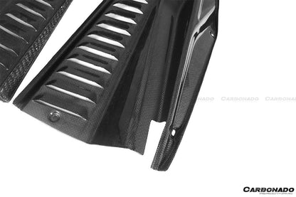 2010-2015 Ferrari 458 Coupe Spider OE Style DRY Carbon Fiber Engine Bay Panels