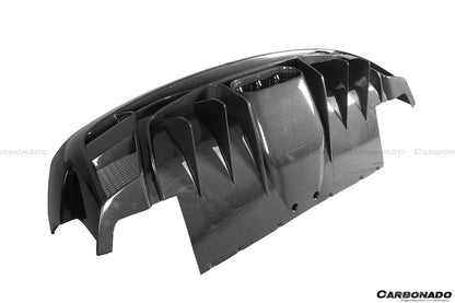 2010-2015 Ferrari 458 Italy & Spider VRS Style Rear Bumper With Tips