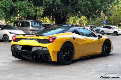 2010-2015 Ferrari 458 Italy & Spider VRS Style Rear Bumper With Tips