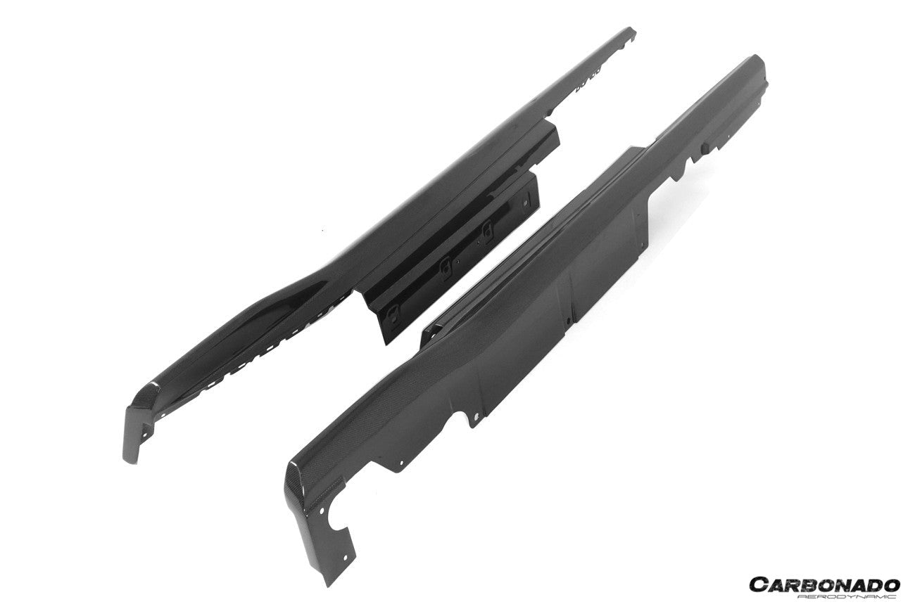 2017-2026 Ferrari 812 Superfast & GTS OE Style Dry Carbon Fiber Side Skirts