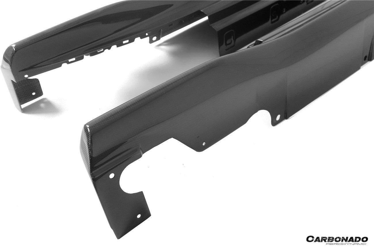 2017-2026 Ferrari 812 Superfast & GTS OE Style Dry Carbon Fiber Side Skirts