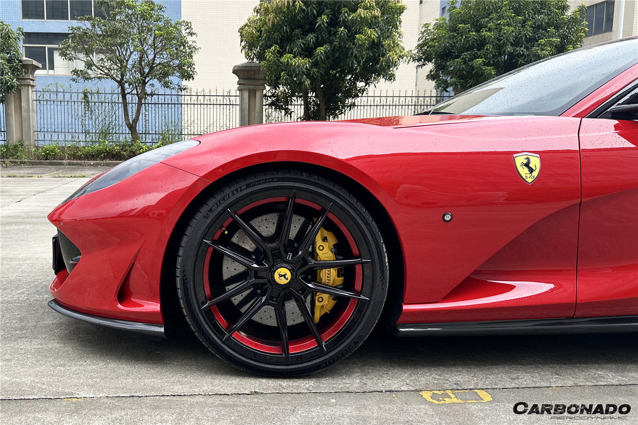 2017-2026 Ferrari 812 Superfast GTS OEM Style Dry Carbon Fiber Side Skirts