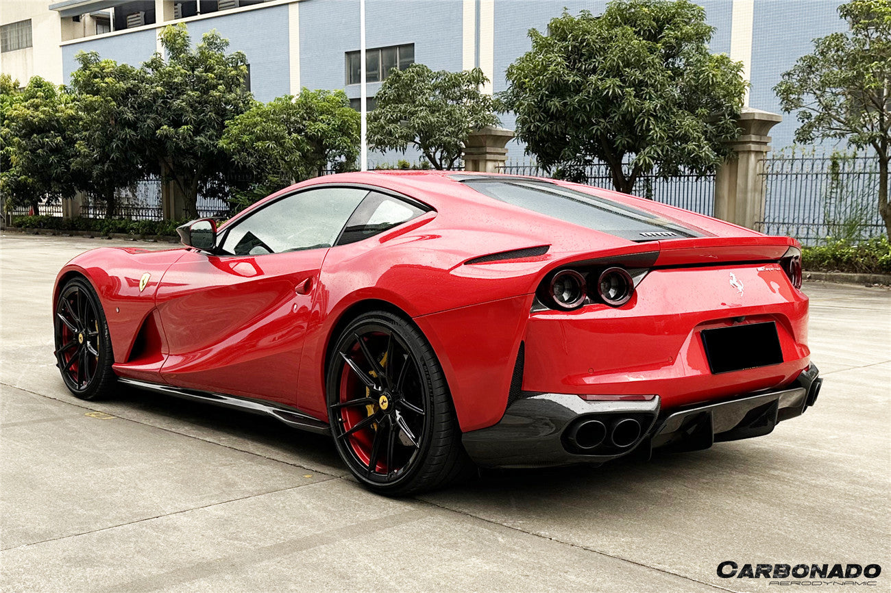 2017-2026 Ferrari 812 Superfast GTS OEM Style Dry Carbon Fiber Side Skirts