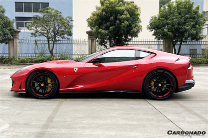 2017-2026 Ferrari 812 Superfast GTS OEM Style Dry Carbon Fiber Side Skirts