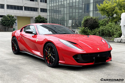 2017-2026 Ferrari 812 Superfast GTS OEM Style Dry Carbon Fiber Side Skirts