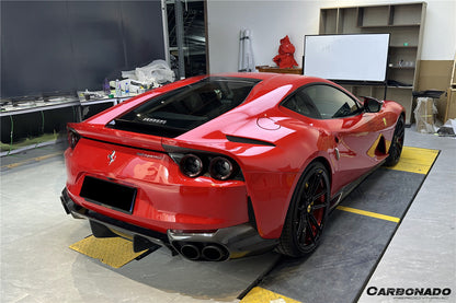 2017-2026 Ferrari 812 Superfast GTS OEM Style Dry Carbon Fiber Rear Side Diffuser