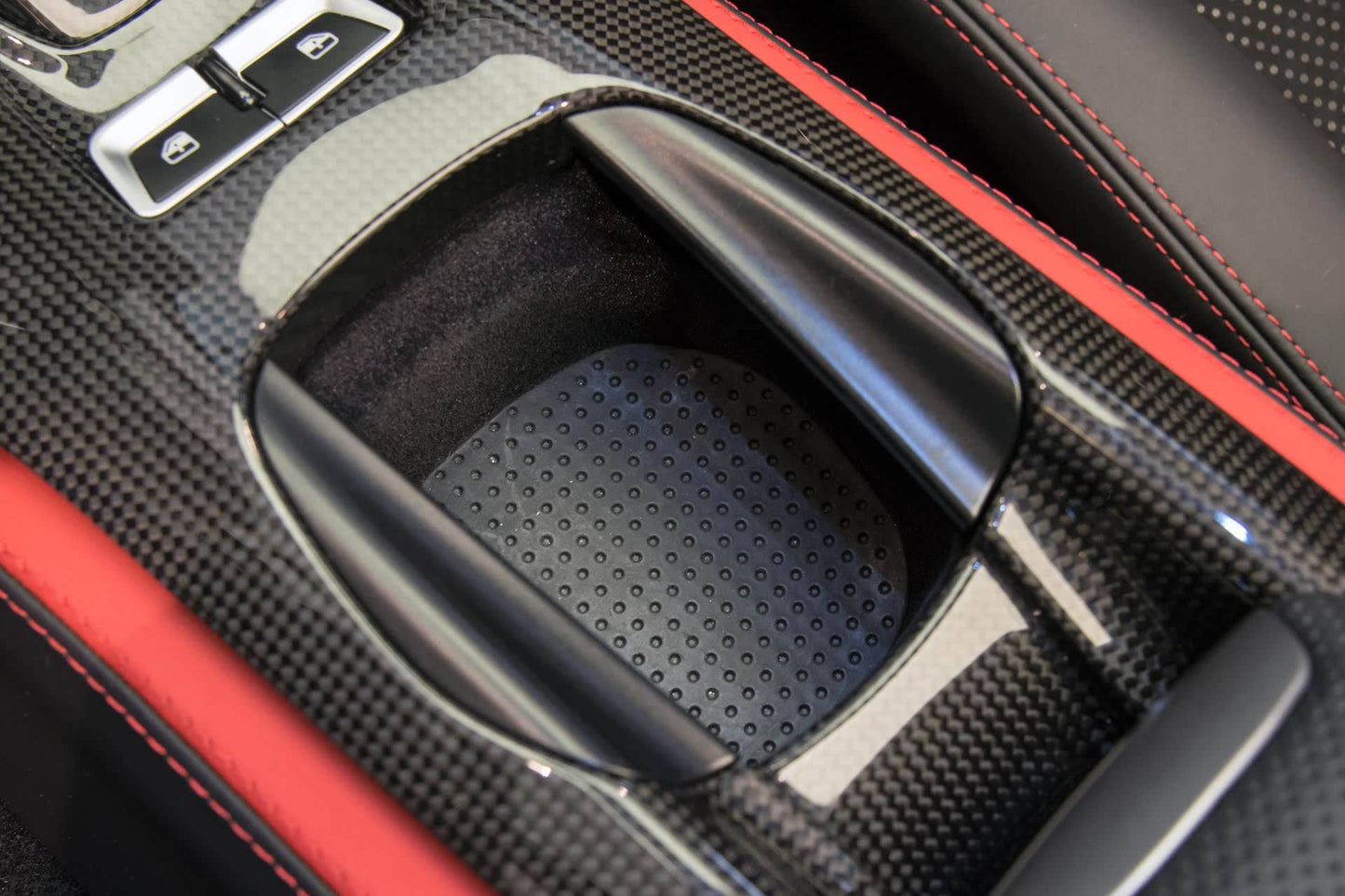 2017-2026 Ferrari 812 Superfast & GTS OE Style Dry Carbon Fiber Bridge Support & Windows Switches Panel