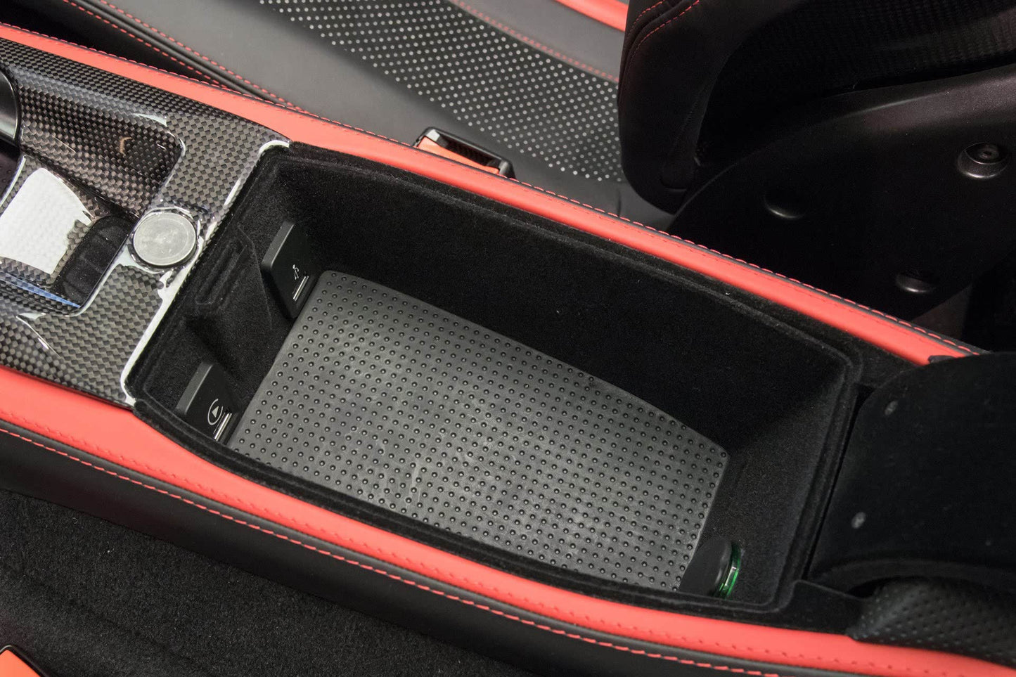 2017-2026 Ferrari 812 Superfast & GTS OE Style Dry Carbon Fiber Bridge Support & Windows Switches Panel