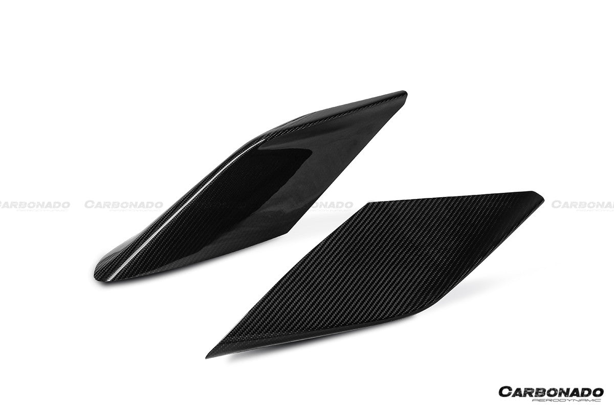2019-2024 Ferrari F8 OEM Style Dry Carbon Fiber Side Skirts