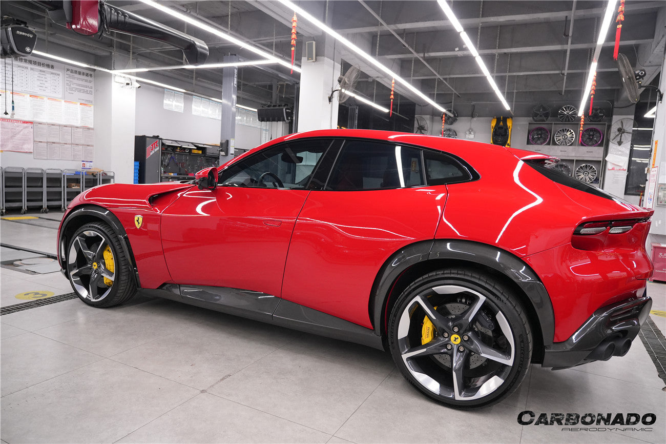2023-UP Ferrari Purosangue FUV Type F175 OEM Style Dry Carbon Fiber Fender Flare