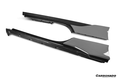 2020-UP Ferrari SF90 Stradale OE Style Autoclave Carbon Fiber Side Skirts