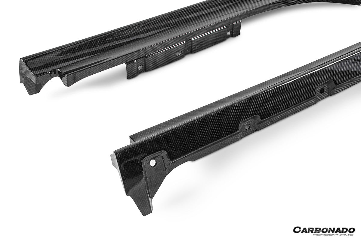 2020-UP Ferrari SF90 Stradale OE Style Autoclave Carbon Fiber Side Skirts