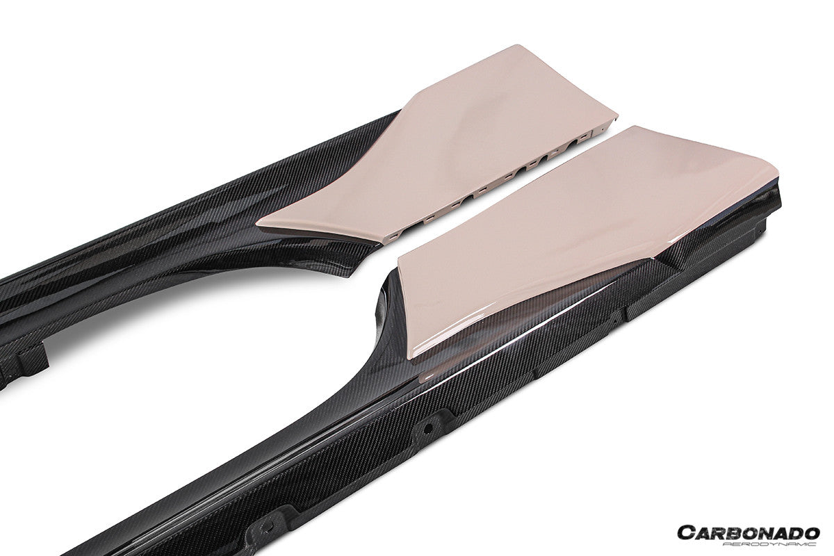 2020-UP Ferrari SF90 Stradale OE Style Autoclave Carbon Fiber Side Skirts