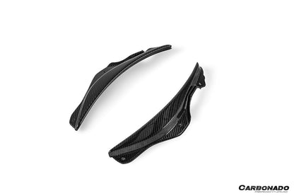 2020-UP Ferrari SF90 Stradale OE Style Autoclave Carbon Fiber Front Bumper Side Trims