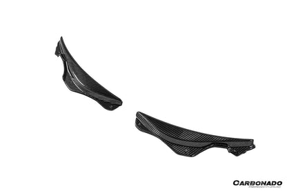 2020-UP Ferrari SF90 Stradale OE Style Autoclave Carbon Fiber Front Bumper Side Trims