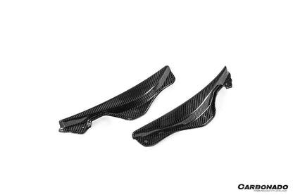 2020-UP Ferrari SF90 Stradale OE Style Autoclave Carbon Fiber Front Bumper Side Trims