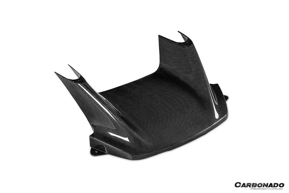 2020-UP Ferrari SF90 Stradale OE Style Autoclave Carbon Fiber Front Bumper Middle Air Vents