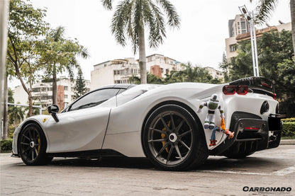 2020-UP Ferrari SSF90 Stradale OE Style Autoclave Carbon Fiber Rear Diffuser